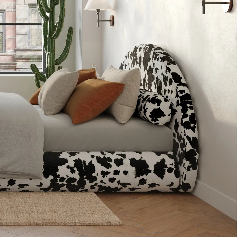 Luna Headboard | Vegan Cowhide